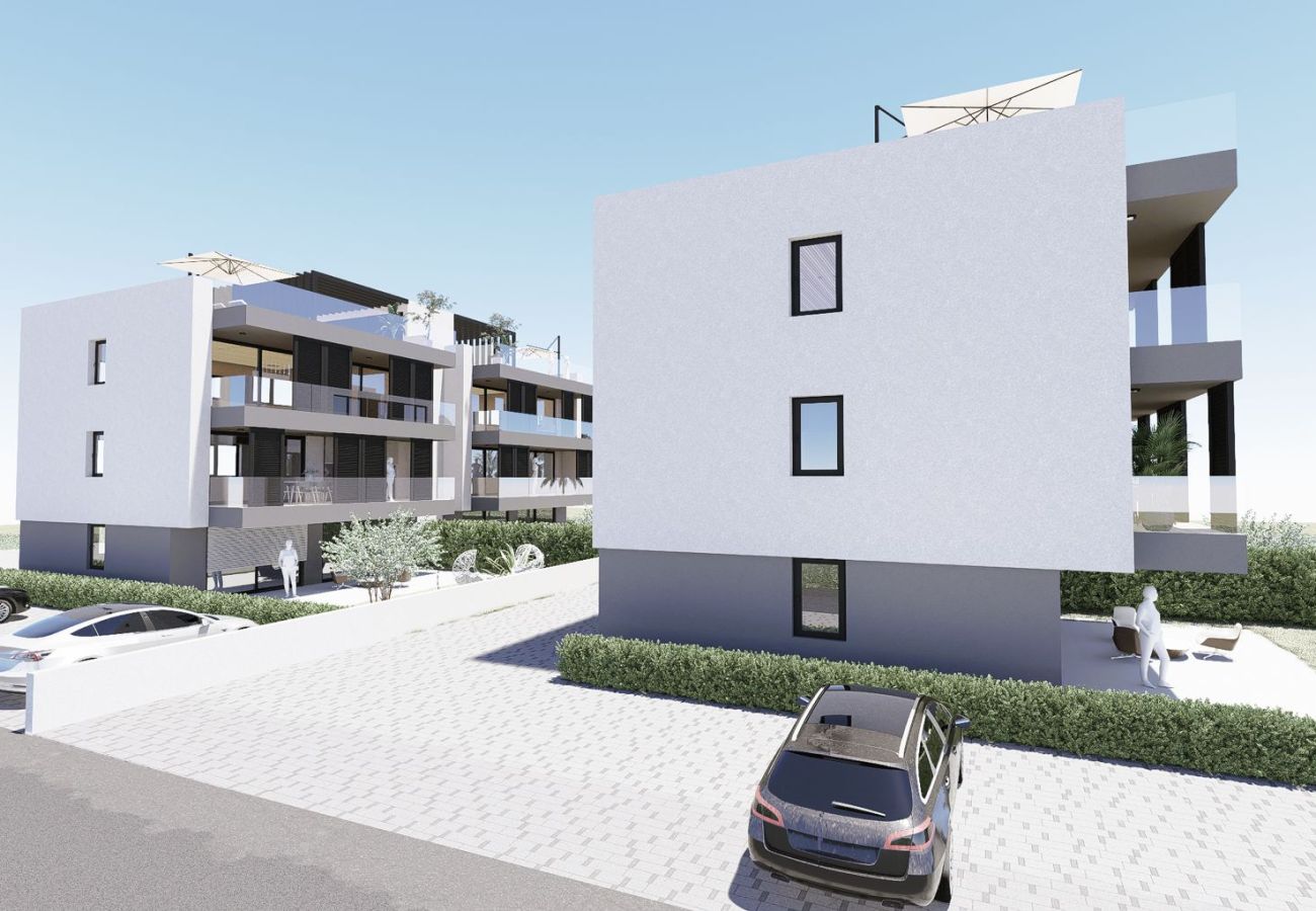 Ferienwohnung in Sveti Petar - Ukras Adria Homes-A buliding 2-ground floor garden