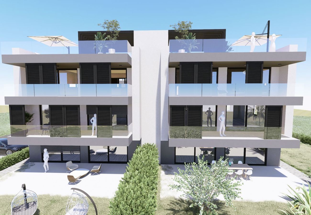 Ferienwohnung in Sveti Petar - Ukras Adria Homes-A buliding 2-ground floor garden