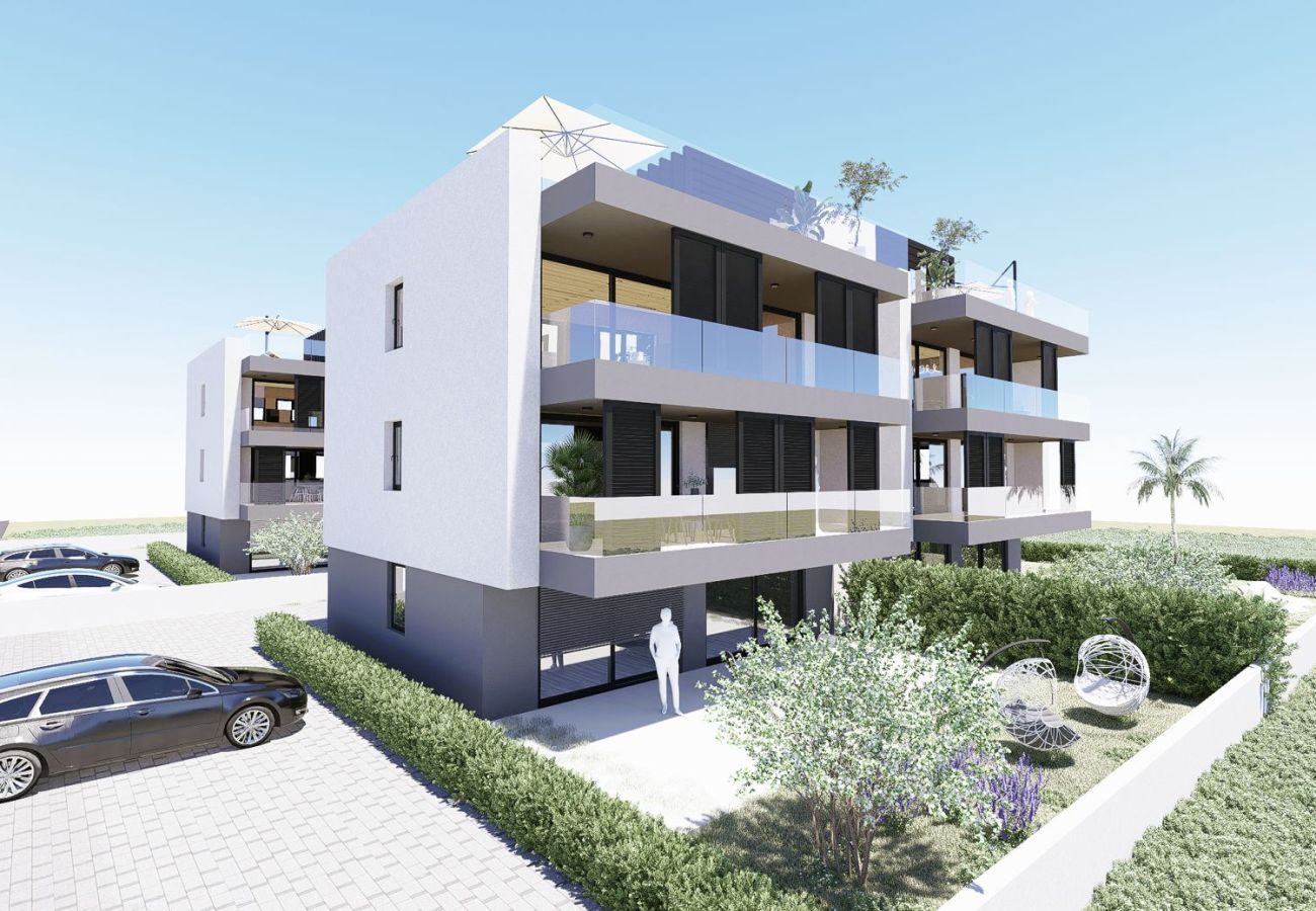 Ferienwohnung in Sveti Petar - Ukras Adria Homes-A buliding 2-ground floor garden