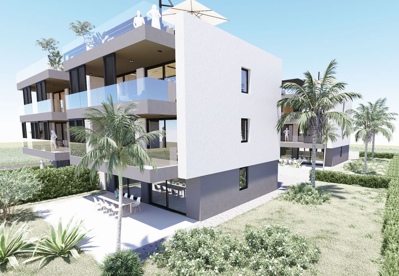 Ferienwohnung in Sveti Petar - Ukras Adria Homes-A buliding 2-ground floor garden