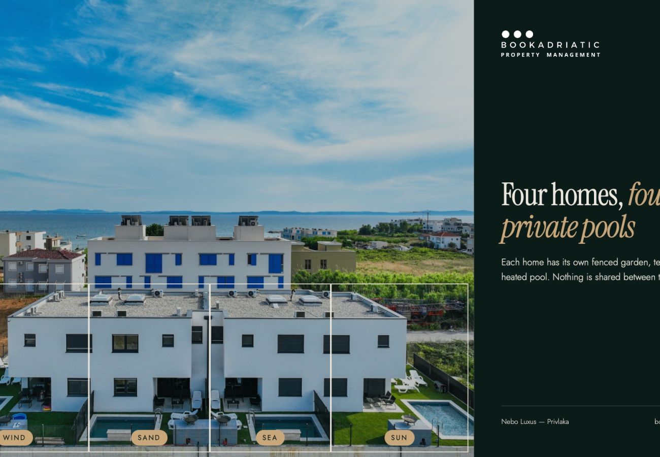 Ferienwohnung in Privlaka - Nebo Luxus-Premium vacation home Wind