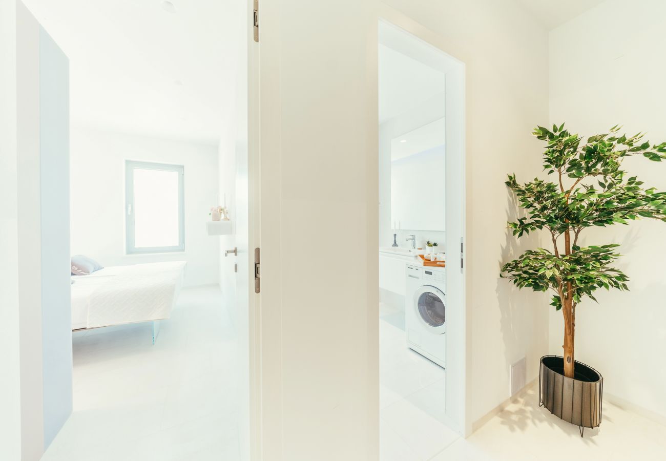 Ferienwohnung in Sukošan - Beachfront Luxe Designer Apartment