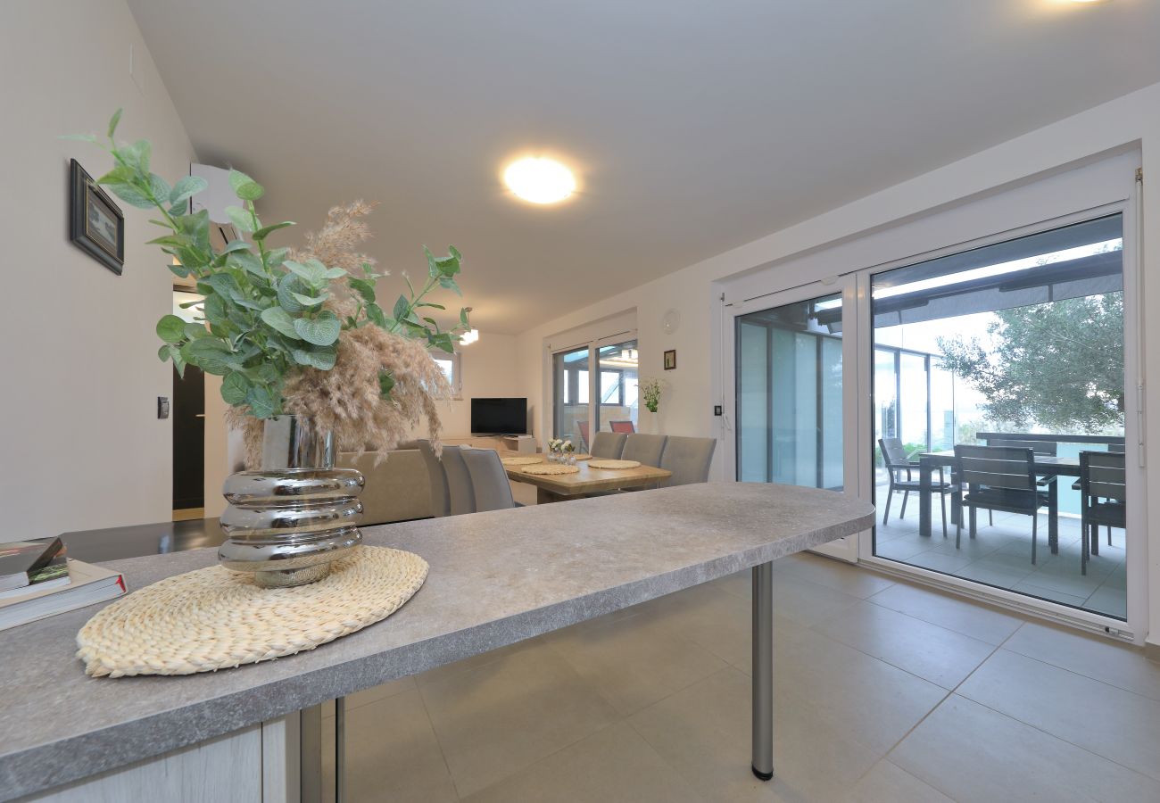 Apartment in Zadar - Villa Leda- apartment with private pool and garden